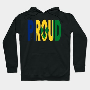 St Vincent Flag Designed in The Word Proud - Soca Mode Hoodie